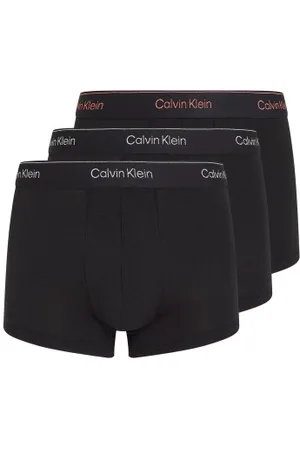 Calvin Klein Herenslips Holiday Modern Cotton Low Rise Trunk Zwart katoen Medium Heren