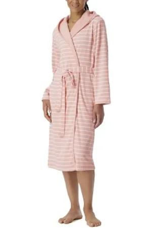 Schiesser Women Terry Bathrobe Lichtroze Large Dames
