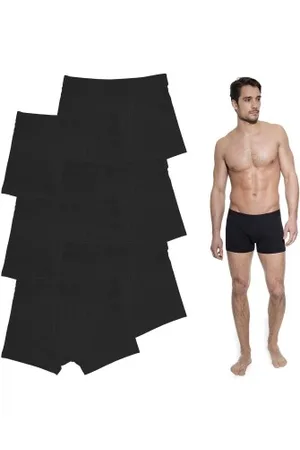 Bread & Boxers Bread and Boxers Boxer Briefs Herenslips 6P Zwart ecologisch katoen Small Heren