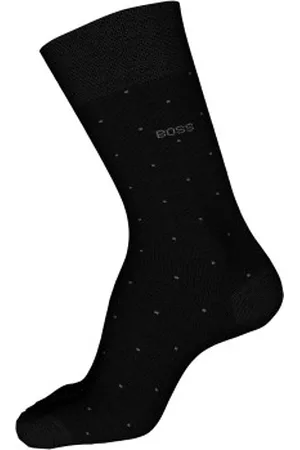 HUGO BOSS Sokken Business Mercerized Cotton George Dots Sock Zwart Maat 39/40 Heren