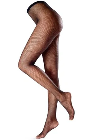 Oroblu Tricot Fishnet Tights Zwart polyamide S/M Dames