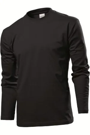 Stedman Comfort-T Long Sleeve Zwart katoen Small Heren