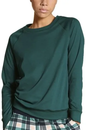 Calida Favourites Holidays Long Sleeve Shirt Groen katoen X-Small Dames