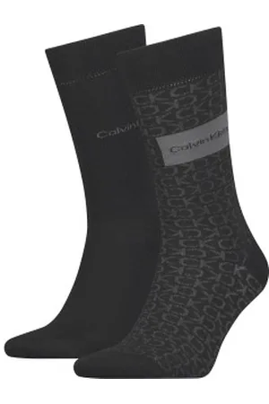 Calvin Klein Calvin Klein Sokken 2P Badge Men Sock Zwart One Size Heren