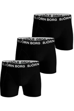 Björn Borg Herenslips 3P Cotton Stretch Boxer 1721 Zwart katoen Medium Heren