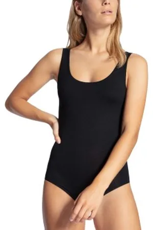 Calida Natural Comfort Body Zwart katoen Large Dames