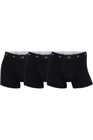 CR7 - Cristiano Ronaldo Herenslips 3P Bamboo Trunks Zwart Small Heren