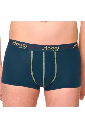 Sloggi Herenslips 2P For Men Start Hip Blauw/Geel katoen Small Heren