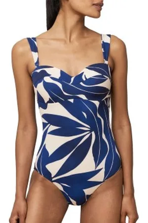 Triumph Summer Allure Swimsuit Blauw patroon B 38 Dames
