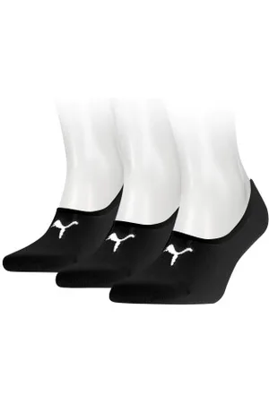 PUMA Sokken 3P Footie Socks Zwart Maat 35/38