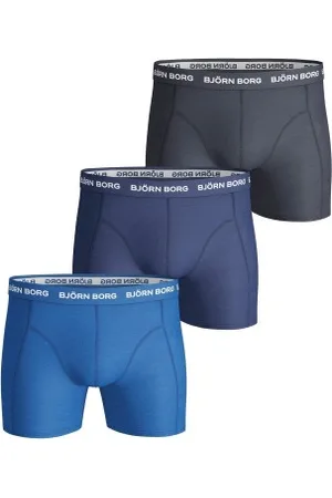 Björn Borg Herenslips 3P Essential Shorts Marine/Blauw katoen Large Heren