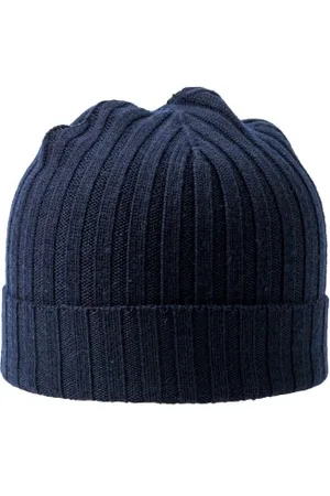 Amanda Christensen Beanie Marine merinowol One Size