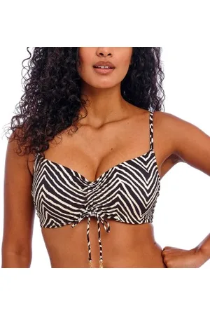 Freya Fiji Falls Bralette Bikini Top Zwart E 70 Dames