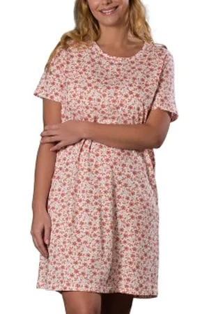 Trofé Trofe Bamboo Big T Oranje patroon Small Dames