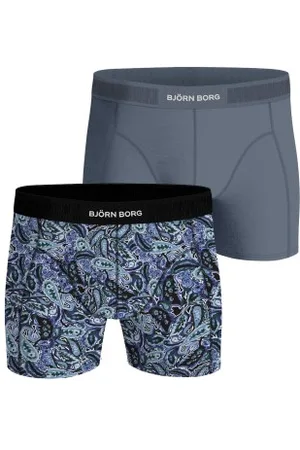 Björn Borg Herenslips 2P Premium Cotton Stretch Boxer 2354 Blauw patroon katoen Large Heren