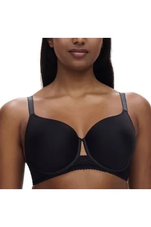 Chantelle Pulp Memory Foam T-shirt Covering Bra Zwart B 70 Dames