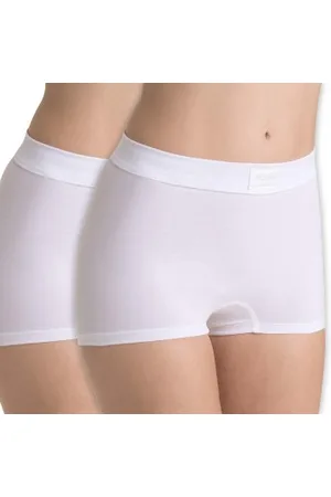 Sloggi 2P Double Comfort Shorts Wit katoen 36 Dames