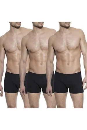 Bread & Boxers Bread and Boxers Boxer Briefs Herenslips 3P Zwart ecologisch katoen Small Heren