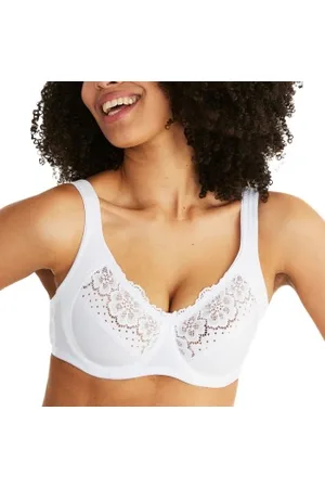 Swegmark Organic Cottton Bloom Wire Bra Wit C 100 Dames