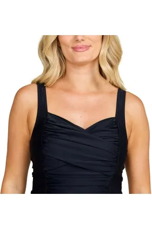 Damella Esther Basic Swimsuit Dress Zwart 38 Dames
