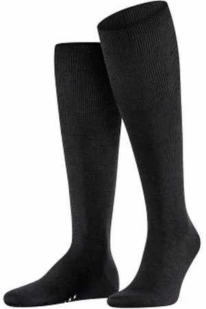 Falke Falke Sokken Airport Knee-high Zwart Maat 39/40 Heren