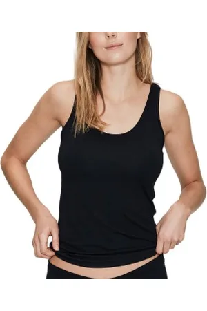 JBS of Denmark Bamboo Top Wide Straps Zwart X-Small Dames