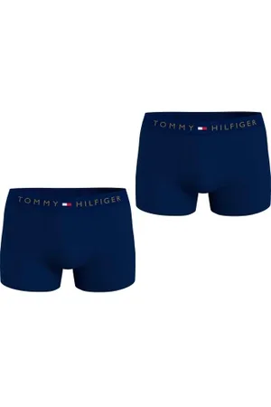 Tommy Hilfiger Herenslips 2P Gold WB Trunk Marine katoen Small Heren