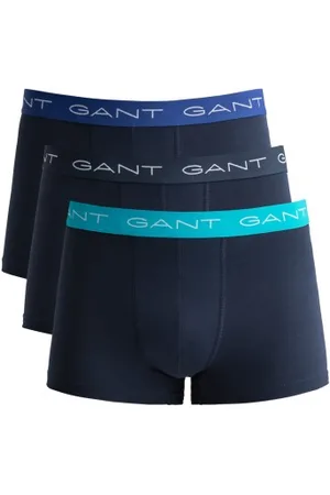 GANT Herenslips 3P Cotton Jersey Trunks Marine/Blauw katoen Large Heren