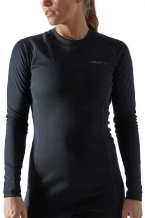 Craft Core Warm Baselayer Set Women Zwart polyester Medium Dames