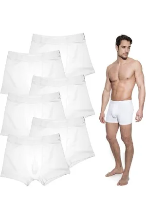 Bread & Boxers Bread and Boxers Boxer Briefs Herenslips 6P Wit ecologisch katoen Small Heren