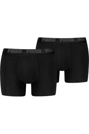 PUMA Herenslips 2P Men Everyday Basic Boxer Heelzwart katoen Small Heren