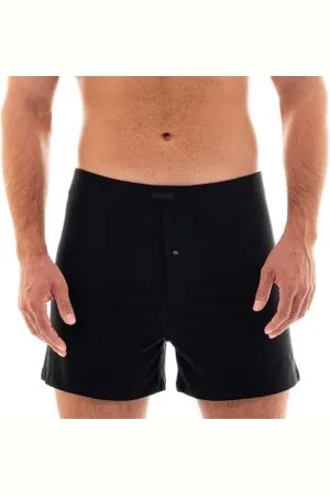 Bruno Banani Herenslips 2P Loose Fit Boxershorts Zwart/Rood katoen Small Heren