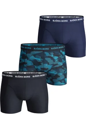Björn Borg Herenslips 6P Essential Shadeline Shorts Marine/Blauw katoen Large Heren