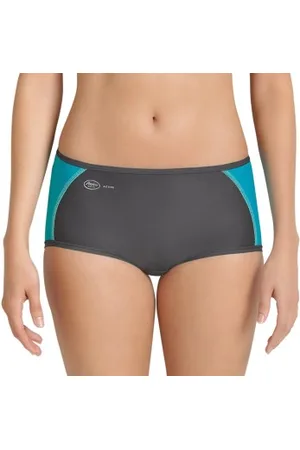 Anita Active Sporty Brief Panty Grijs/Turkoois 36 Dames