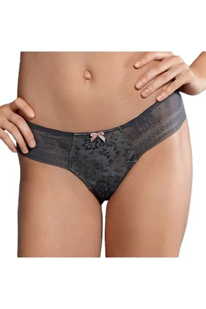Rosa Faia Fleur Thong Antraciet 36 Dames