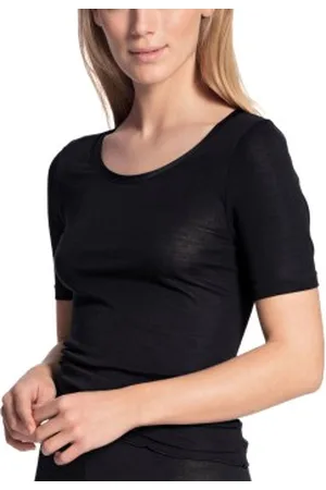 Calida True Confidence Shirt Short Sleeve Zwart X-Small Dames