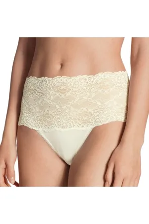 Calida Sensual Secrets Highwaist Slip Crème X-Small Dames