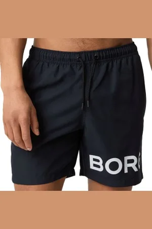 Björn Borg Zwembroeken Logo Swim Shorts Donkerblauw polyester Large Heren