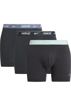 Nike Herenslips 6P Everyday Cotton Boxer Zwart/Groen katoen Small Heren