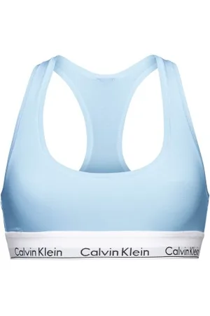 Calvin Klein 3P Modern Cotton Bralette D1 Lichtblauw X-Small Dames