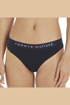 Tommy Hilfiger Thongs Marine ecologisch katoen X-Small Dames