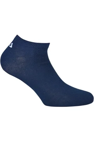 Fila Sokken 3P Invisible Plain Ankle Socks Marine Maat 35/38