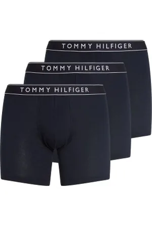 Tommy Hilfiger Herenslips 3P Essentials Boxers Donkerblauw katoen Medium Heren