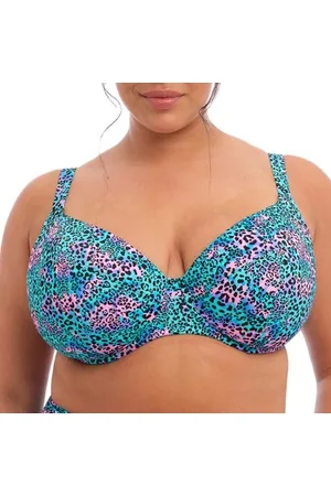 Elomi Electric Savannah UW Plunge Bikini Top Luipaard I 75 Dames