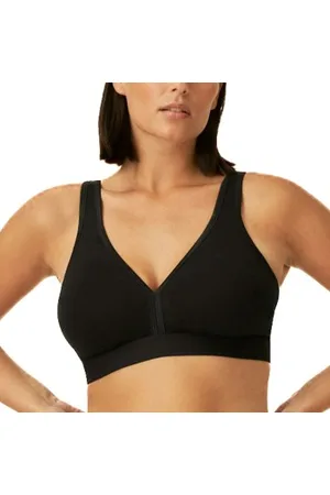 NATURANA Athleisure Soft Bra Zwart katoen B 80 Dames