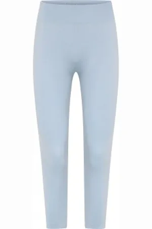 Decoy Seamless Capri Leggins Blauw X-Large Dames
