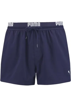 PUMA Zwembroeken Logo Short Length Swim Shorts Marine polyester X-Small Heren