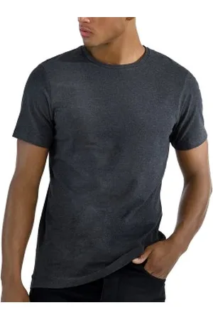 Bread & Boxers Bread and Boxers Crew Necks 2P Donkergrijs ecologisch katoen Small Heren