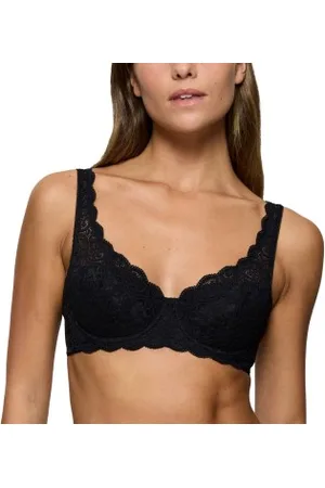 Triumph Amourette Wired Bra With Lace Zwart A 70 Dames
