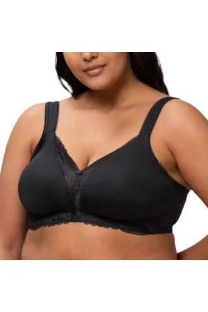 Triumph Modern Lace Cotton Soft Bra Zwart A 75 Dames